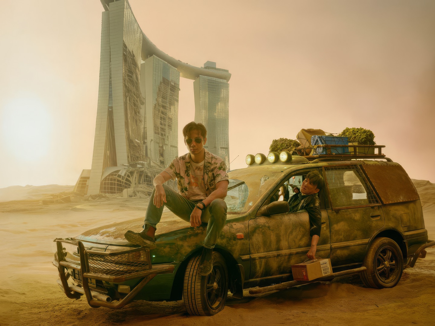 Dead End — virtual production driving sequence